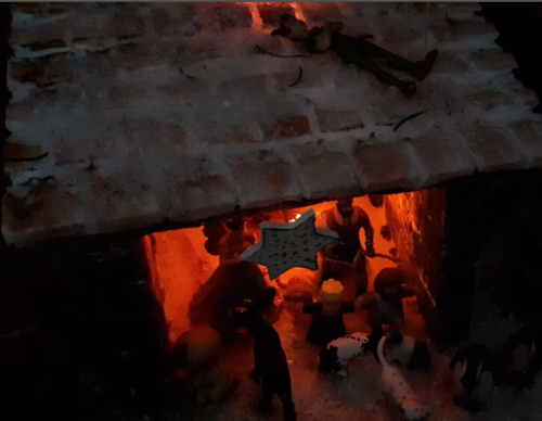 Arduino flame effect in nativity scene